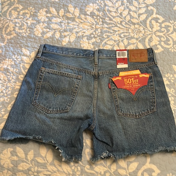 Levi’s 501 CT selvedge denim jean shorts 30 - Picture 2 of 7